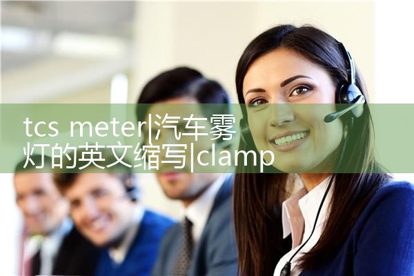 tcs meter|clamp on meter