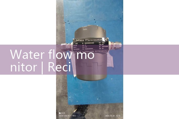 water flow monitor|water flow meter